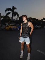 Hollow-Out Knit Tank Top 2