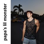 6045055777976,6045055777977,6045055777978, Hollow-Out Knit Tank Top