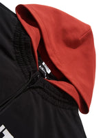 Hooded Colorblock Embroidered Zip Jacket 3