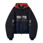 5850994051236,5850994051237,5850994051238,5850994051239, Hooded Colorblock Embroidered Zip Jacket