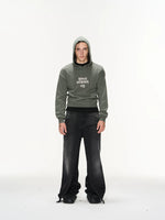 Hooded Logo Knit Pullover Sweater 2