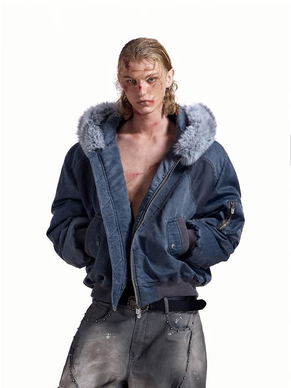 Hooded MA1 Flight Bomber Jacket 2