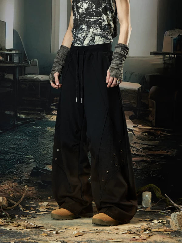 Hooded Zipper Vest and Wide-Leg Pants Set 4