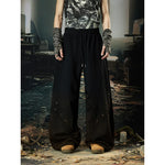 5812962964555,5812962964556,5812962964557, Hooded Zipper Vest and Wide-Leg Pants Set
