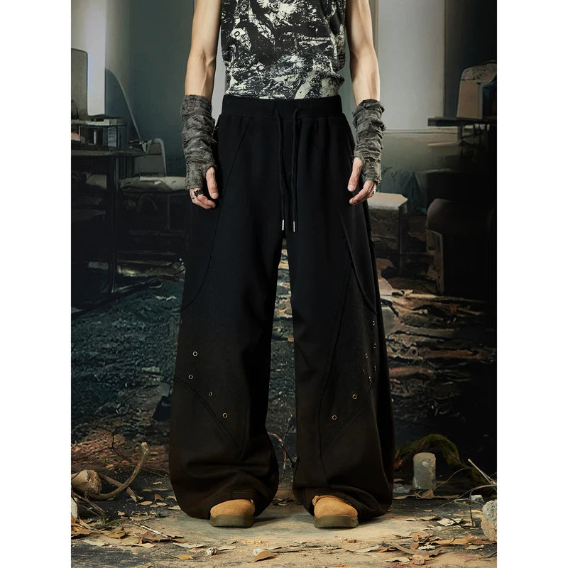 5812962964555,5812962964556,5812962964557, Hooded Zipper Vest and Wide-Leg Pants Set