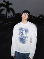 Horse Graphic Lightweight Long-Sleeve T-Shirt 1