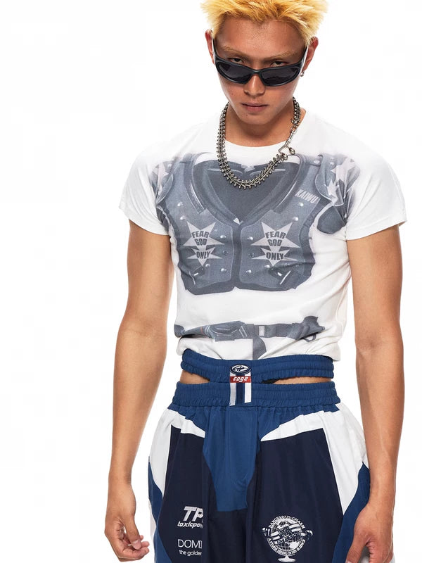 Ice Hockey Armor Print T-Shirt 3