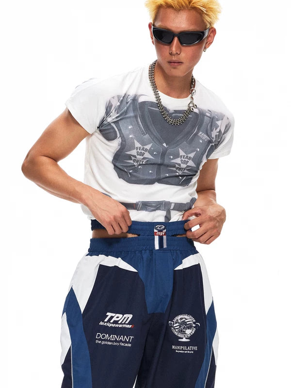 Ice Hockey Armor Print T-Shirt 5