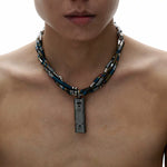 Industrial Beaded Choker Necklace 2