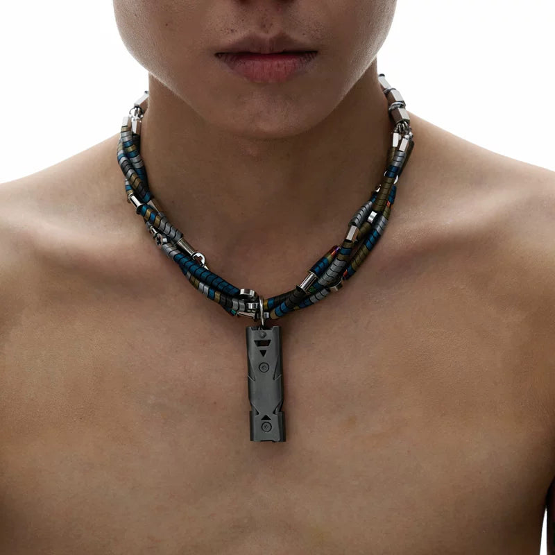Industrial Beaded Choker Necklace 2