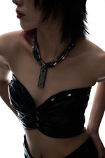 5451588868318, Industrial Beaded Choker Necklace