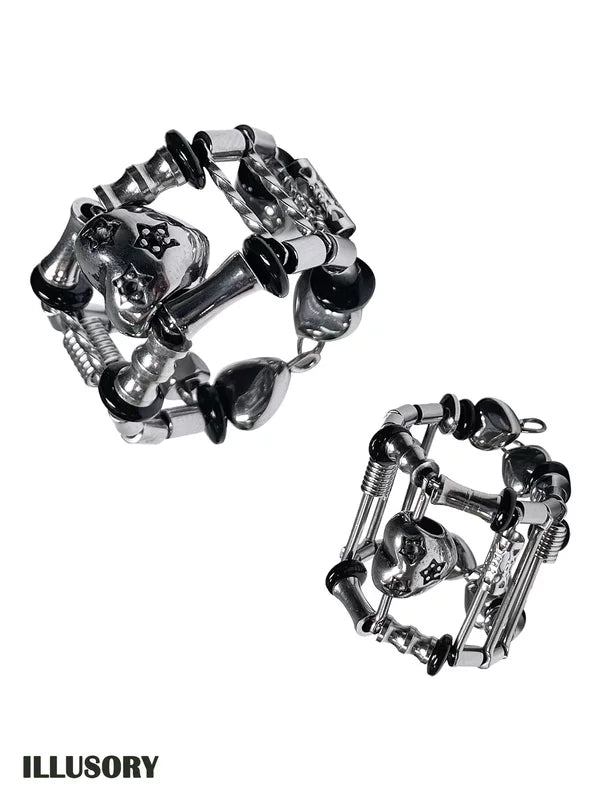 Industrial Style Metal Cage Ring 5