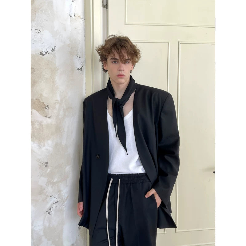 Relaxed Fit Two-Piece Suit with Pants 5