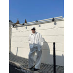 Oversized Minimalist Cotton-Feel Button-Up Shirt 3