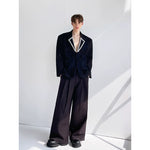 Jacquard Suit Jacket with Pearl Collar 5