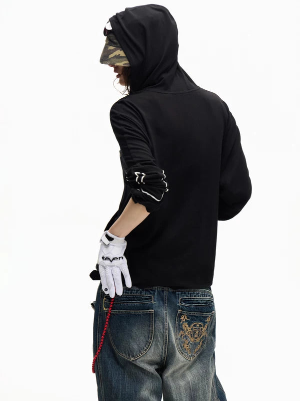 Jersey Number 10 Badge Hoodie Pullover 3