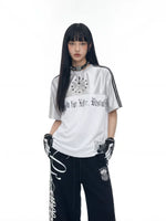 Jersey Streetwear Graphic Short-Sleeve Top 1