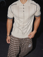 Knitted Short Sleeve Polo Shirt 3