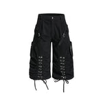 6252142022982,6252142022983,6252142022984,6252142022985,6252142022986, Lace-Up Cargo Capri Pants