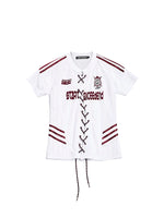 Lace-Up Graphic Print Sports Jersey T-Shirt 5