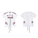 6225410490252,6225410490253,6225410490254,6225410490255, Lace-Up Graphic Print Sports Jersey T-Shirt