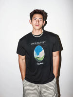 Landscape Print Short-Sleeve T-Shirt 3