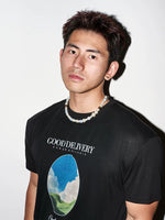 Landscape Print Short-Sleeve T-Shirt 5