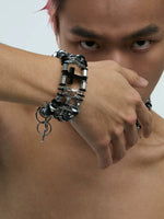 Layered Cross Chain Link Bracelet 1