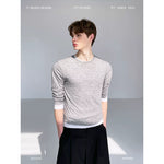 Layered Faux Two-Piece Long-Sleeve T-Shirt 1