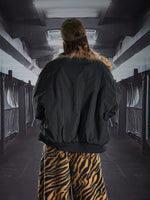 Leopard Faux Fur Collar Padded Jacket 3