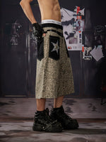 Leopard Patchwork Cargo Pants 5