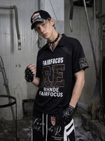 Leopard Print Collared Jersey T-Shirt 2