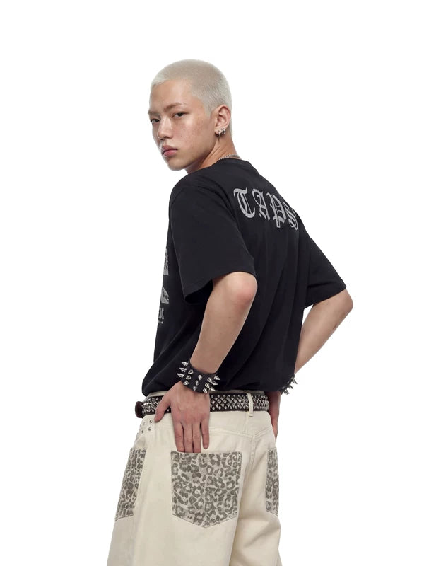 Leopard Print Crew Neck T-Shirt 3