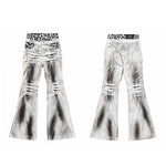6061835661849,6061835661850,6061835661851,6061835661852, Leopard Print Double Waistband Flared Pants