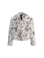 Leopard Print Faux Fur Short Coat 5