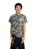 Leopard Print Henley T-Shirt 3