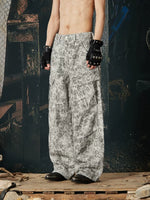 Leopard Print Loose Fit Cargo Pants 5