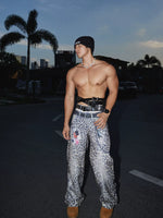 Leopard Print Loose Fit Jeans Pants 1