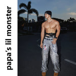 5939410841554,5939410841555,5939410841556,5939410841557, Leopard Print Loose Fit Jeans Pants