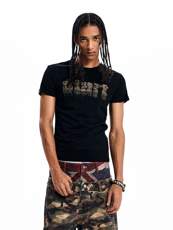 Leopard Print Patchwork Short-Sleeve T-Shirt 2