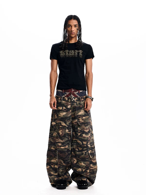Leopard Print Patchwork Short-Sleeve T-Shirt 4