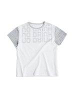 6100165656425,6100165656426,6100165656427, Leopard Print Patchwork Slogan T-Shirt