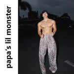 6235159330970,6235159330971,6235159330972,6235159330973, Leopard Print Star Pattern Casual Pants