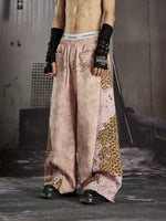 Leopard Print Studded Loose Fit Pants 5