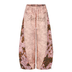 6100658864040,6100658864041,6100658864042,6100658864043, Leopard Print Studded Loose Fit Pants