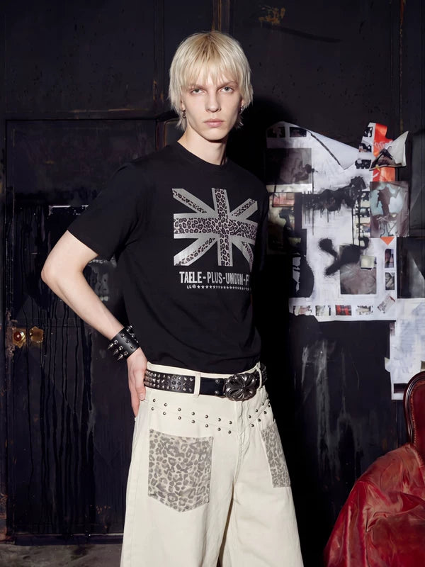 Leopard Print Union Jack T-Shirt 2