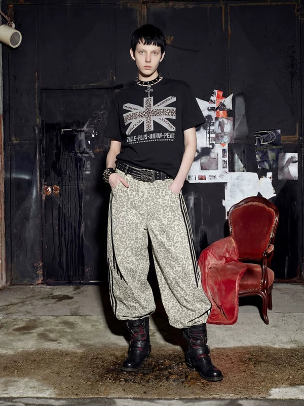 Leopard Print Union Jack T-Shirt 4