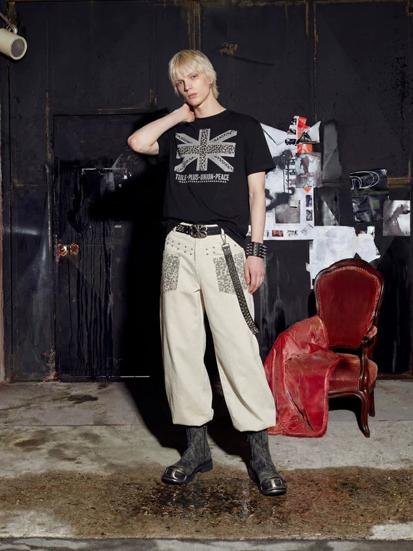 Leopard Print Union Jack T-Shirt 5