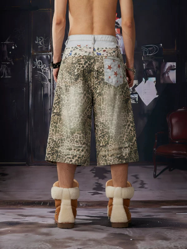 Leopard Print Wide-Leg Pants 3