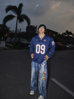 Letter Print Mesh Long-Sleeve Jersey 2